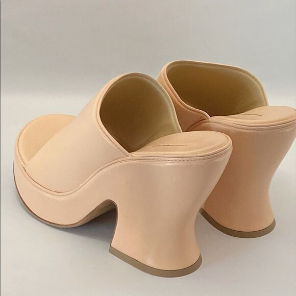 Bottega Veneta Wedge Leather Platform Sandals size 40 - Picture 5 of 10